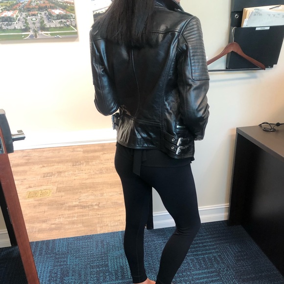 Burberry Women's Leather Bomber Jacket - Picture 6 of 8